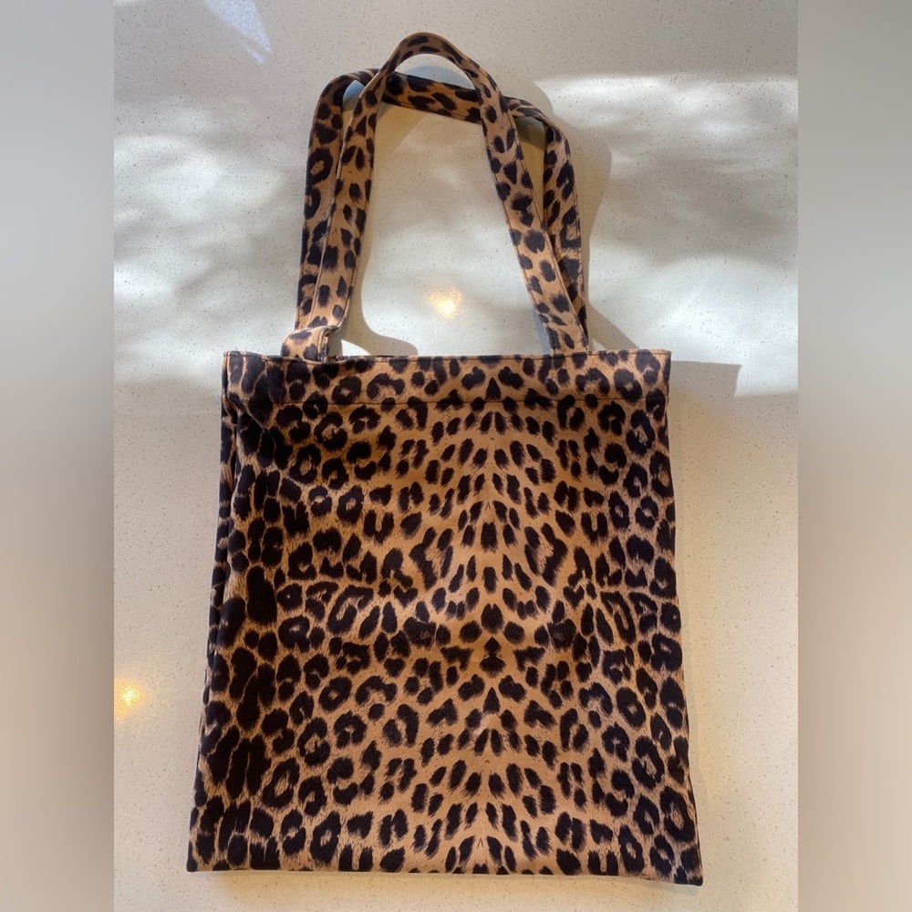 Leopard Shoulder Bag Soft Tote Purse Handbag Travel Satchel for Women